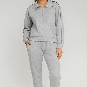 SOLD  Women's 2-Piece Tracksuit Set gray Size S